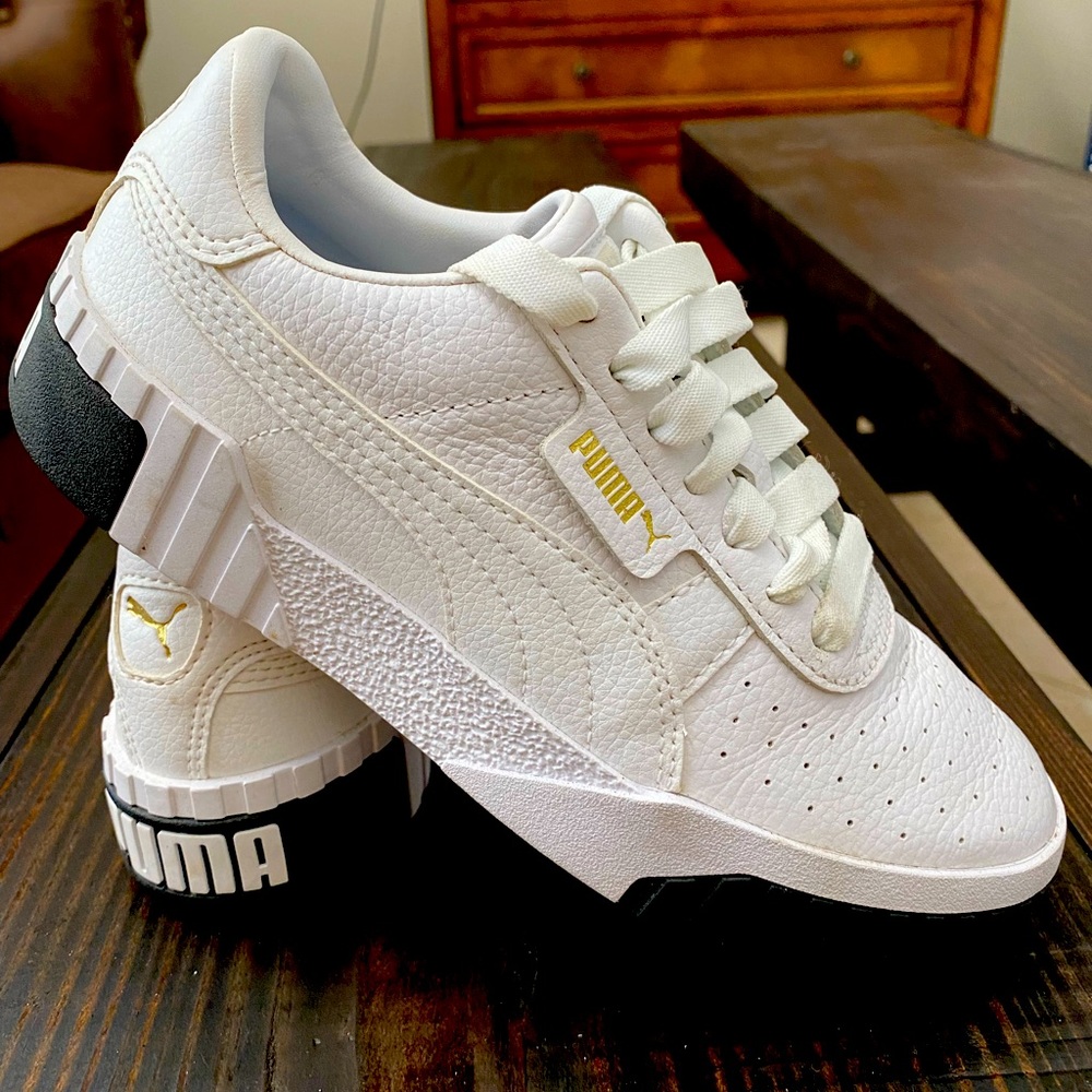 Puma White California Sneaker Size 6 NEW unused